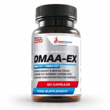 Предтрен WestPharm DMAA-EX 450 мг 60 капсул